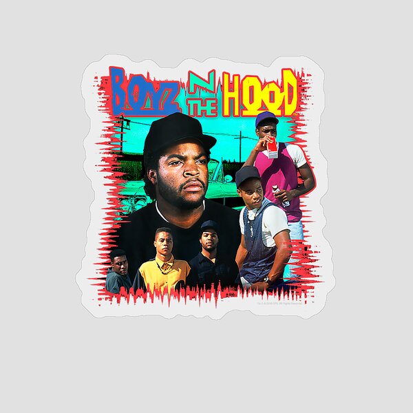 Boyz N The Hood Darrin Doughboy Album Cover Logo Sticker by Black - Pixels