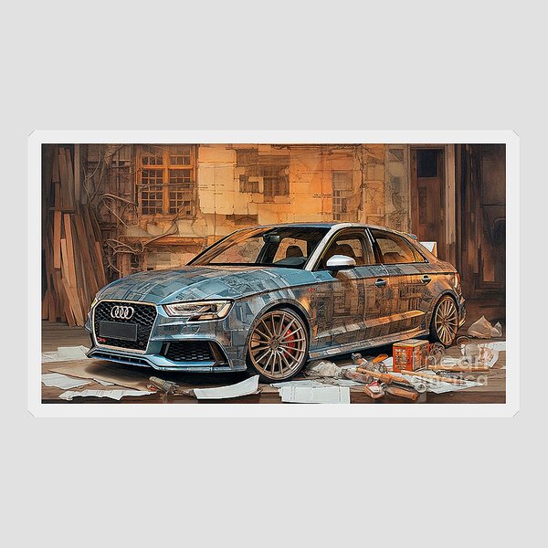 Audi Rs3 Stickers for Sale - Pixels