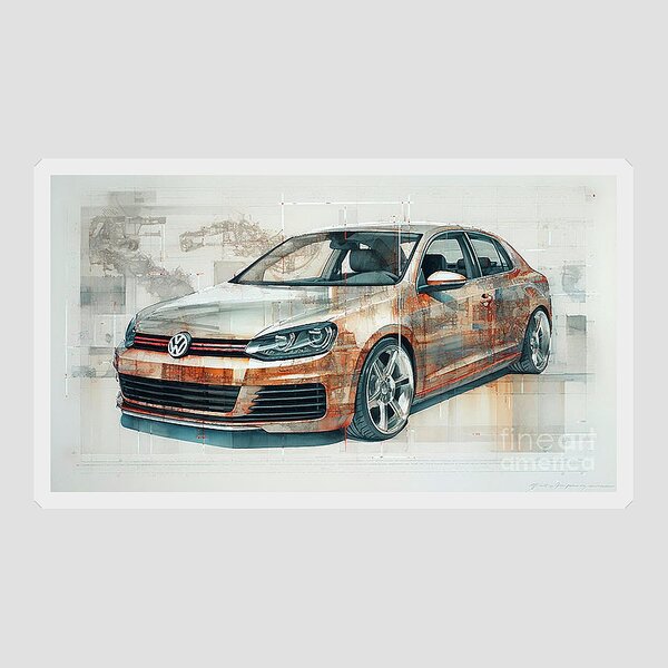 Golf Gti Stickers for Sale - Pixels