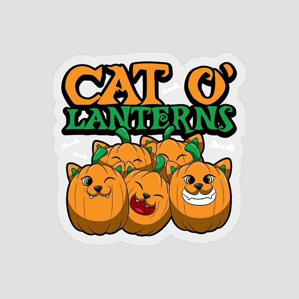 Scary Halloween Horror Pumpkin Face Sticker by Philipp Rietz - Pixels Merch
