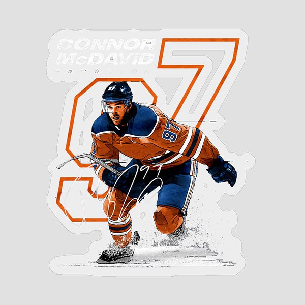 Edmonton Oilers Connor McDavid Name and Number T-Shirt (Medium), Sports  Apparel -  Canada