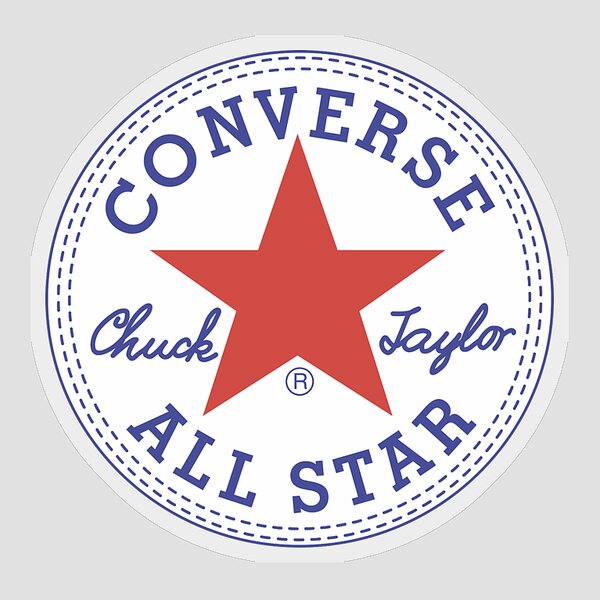 Converse All Star Sticker by Spencer M Ayers Fine Art America