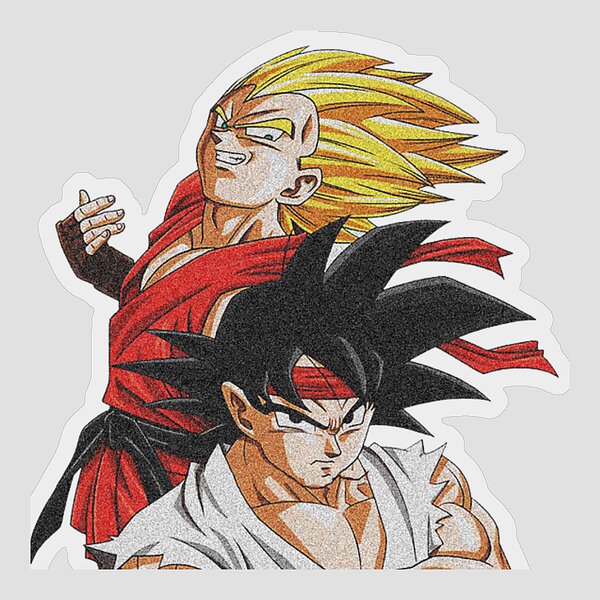 Fan art - Goku Sticker for Sale by romulorup