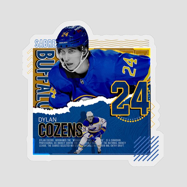 Dylan Cozens Hockey Paper Poster Sabres - Dylan Cozens - Sticker