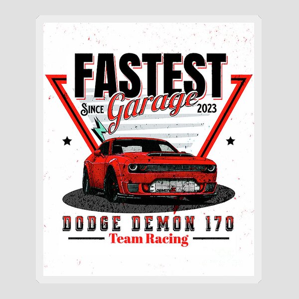 Dodge Demon Stickers for Sale - Pixels
