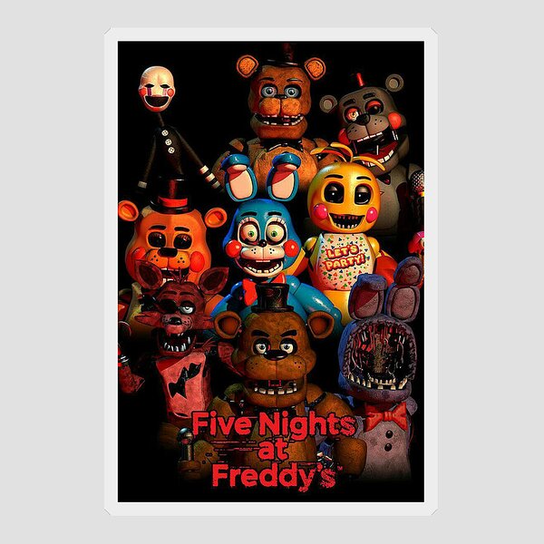 Five Nights at Freddy's - Puppet - Freddy - Sticker