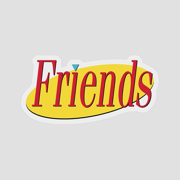 Friends Central Perk Cafe TV Serie Sitcom Sticker Sheet Stickers Aufkleber
