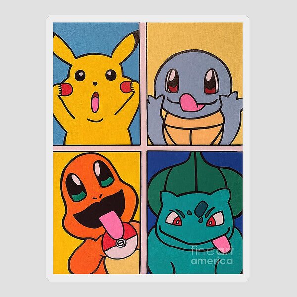 Sticker Pikachu et écriture - Makrea Stickers