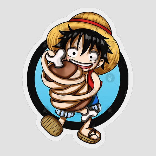 One Piece Stickers  Cute and Colorful Cartoon Characters