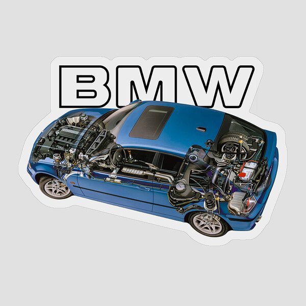 Buy BMW E36 E34 E38 E30 Original Parts Sticker Decal Online in