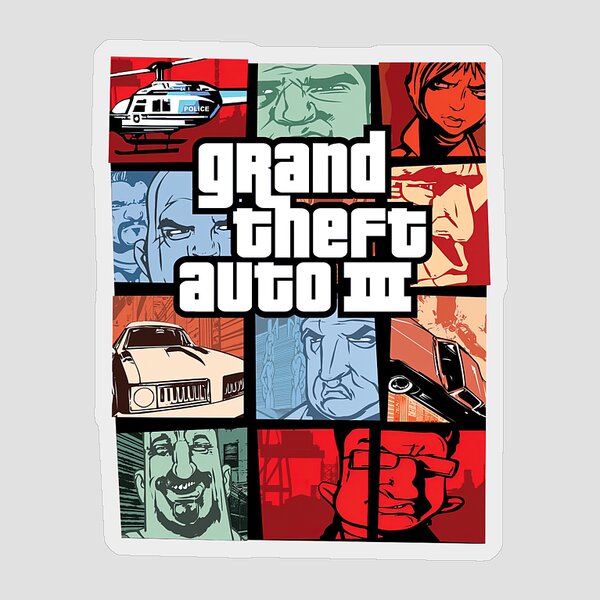Grand Theft Auto Stickers for Sale - Fine Art America
