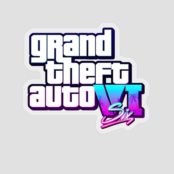 Grand Theft Auto VI GTA VI Logo Fanmade Ornament by Katelyn Smith