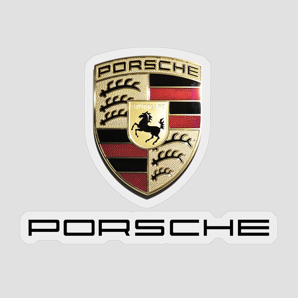 Porsche Logo Stickers for Sale - Pixels