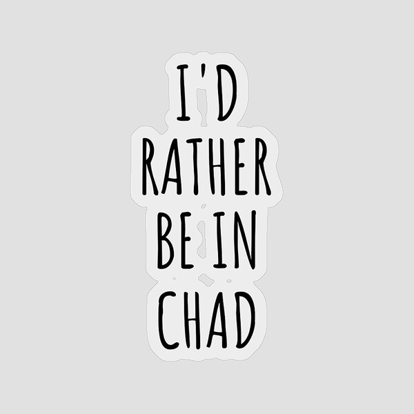 Chad Stickers for Sale