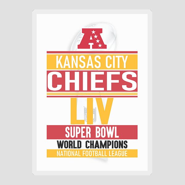 Kansas City Chiefs Stickers Mahaomes Hill Kelce World Champs
