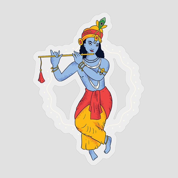Lord Krishna Stickers - Pixels
