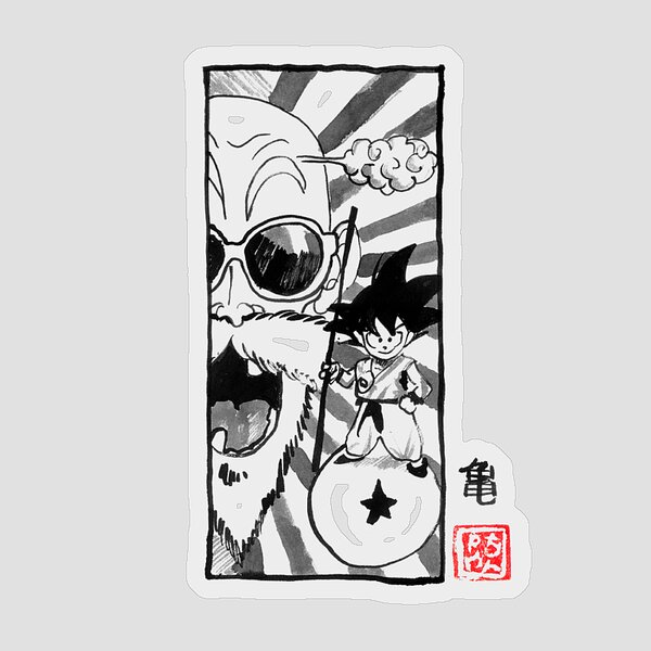 Dragon Ball Z Stickers-6 Pcs