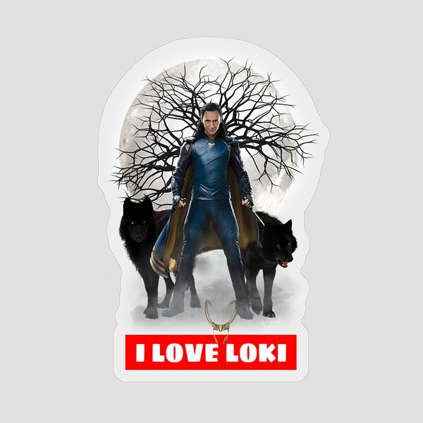 Loki ED Sticker for Sale by jordan5L