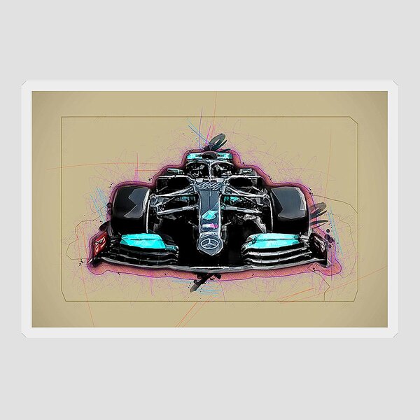 Mercedes F1 Stickers for Sale