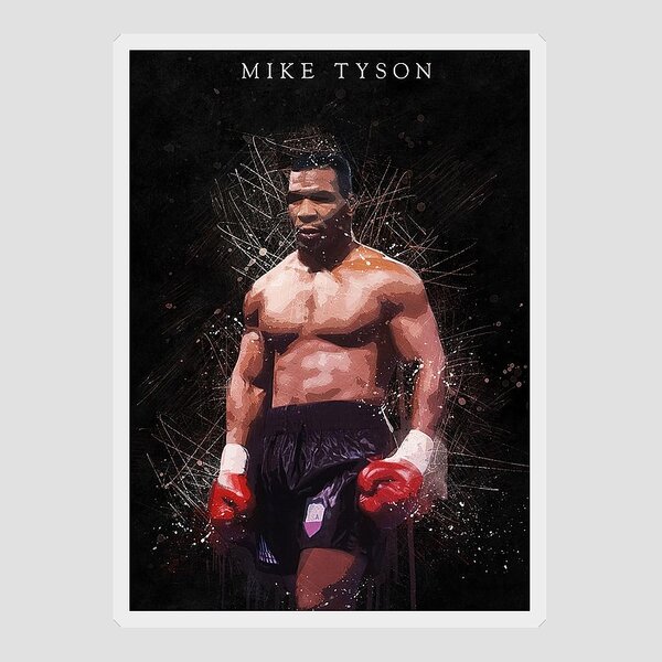 Mike Tyson The Greatest Boxer Wall Art Quote Decal Vinyl Sticker 