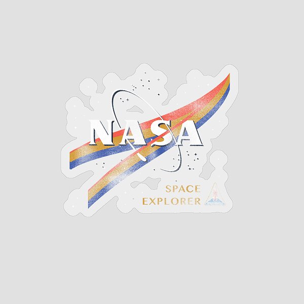 Nasa Sticker Logo 3 inch Vinyl Sticker Apollo Shuttle Orion Mars SpaceX