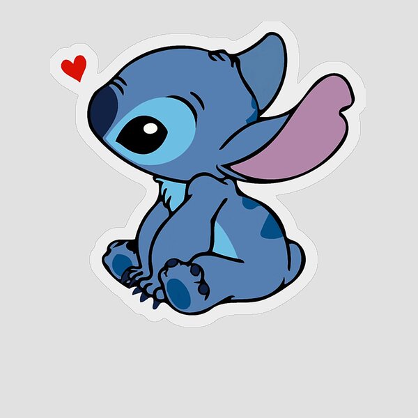 Lilo And Stitch Love Sticker for Sale by RufusGagas