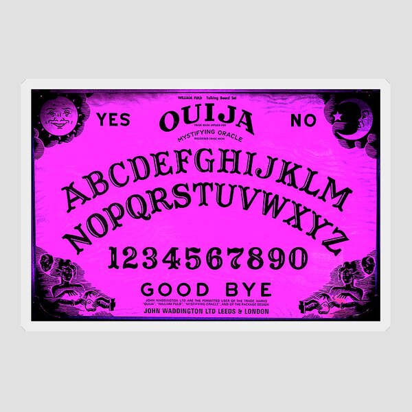 Ouija vinyl sticker set, Spiritual stickers online, Pahis.fi