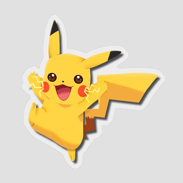 Pikachu Stickers for Sale - Fine Art America