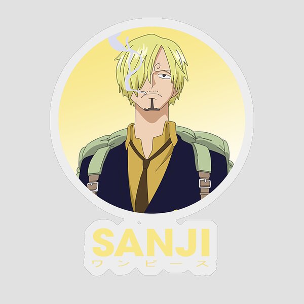 Sanji Logo Stickers for Sale