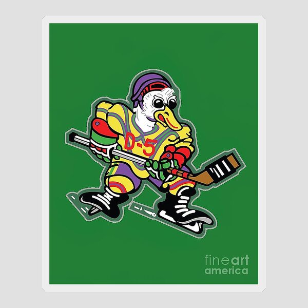 Mighty Ducks Don't Bothers Jersey Stickers