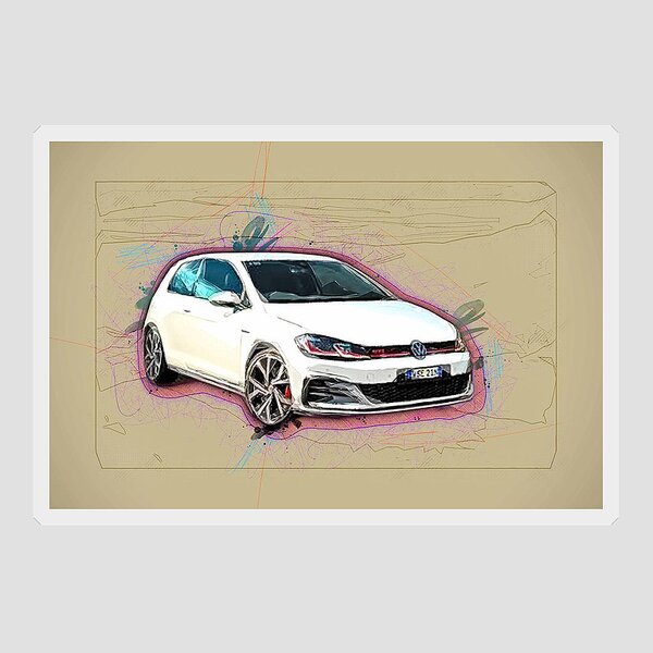 Decal Volkswagen Polo GTI and R 2013 - Present
