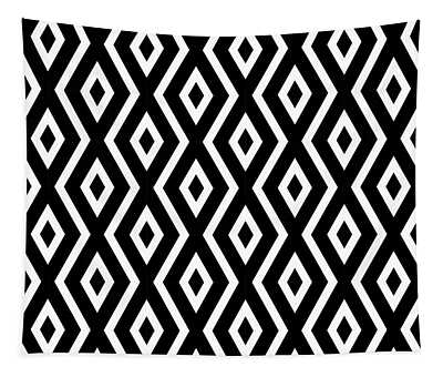 Black and White Beach Tapestries