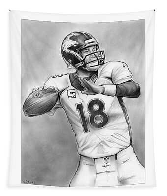 Peyton Manning Tapestries