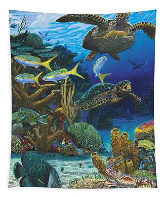 Parrot Fish Tapestries