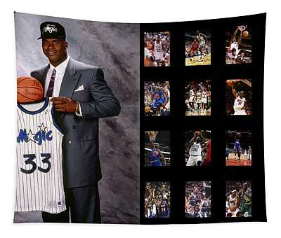 Shaquille O'neal Orlando Magic Tapestry