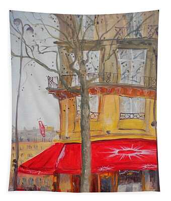 Brasserie Bofinger In The Rue De La Bastille, Paris, 1999 Oil On Canvas  Women's T-Shirt by Rosemary Lowndes - Fine Art America