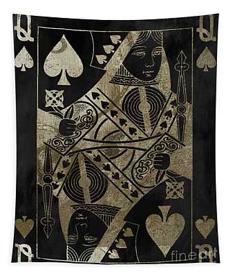 Queen Of Spades Tapestries