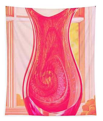  Digital Art - Pink Vase by Catherine Lott