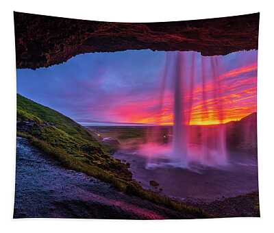 Cave Waterfall Tapestries