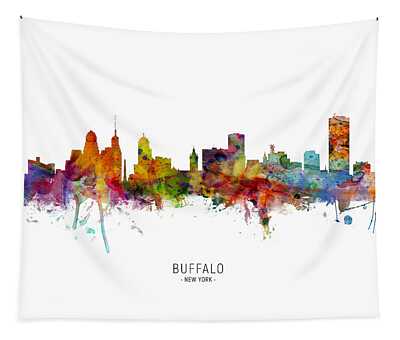 Buffalo Skyline Tapestries