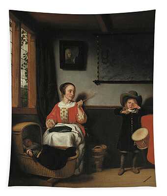 The Spinner, a Niddy-noddy Hanging on the Wall. Coffee Mug by Nicolaes Maes  - Fine Art America