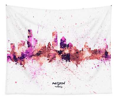 Watercolour Pink Roses Tapestries
