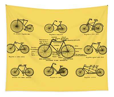 Old Bicycle Tapestries | Fine Art America