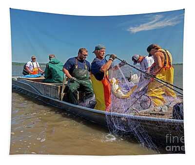 https://render.fineartamerica.com/images/rendered/search/flat/tapestry/images/artworkimages/medium/3/fishing-for-invasive-asian-carp-jim-west.jpg?&targetx=-130&targety=0&imagewidth=1191&imageheight=794&modelwidth=930&modelheight=794&backgroundcolor=907852&orientation=1&producttype=tapestry-50-61