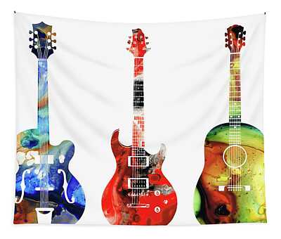 Guitar Player Tapestries