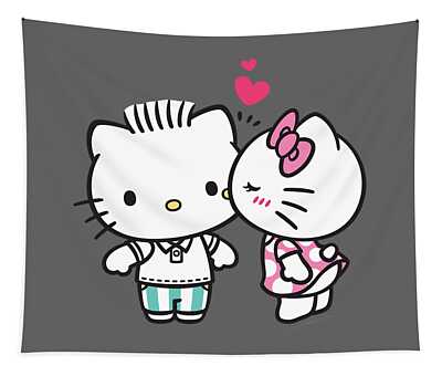 Hello Kitty Tapestry by Sharon Foster - Fine Art America