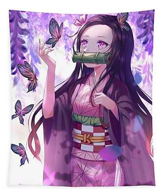 demon slayer onis superiores Tapestry for Sale by Mika-Funart