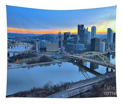 Christmas In Pittsburgh Tapestries
