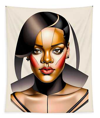 Rihanna Lyrics Tapestries for Sale