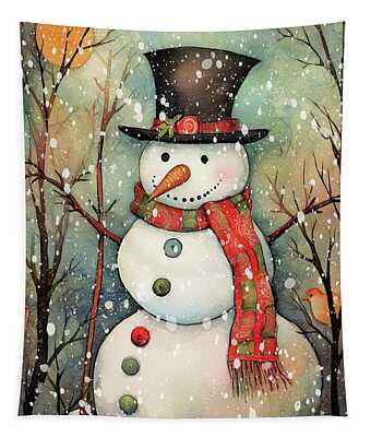 Frosty The Snowman Tapestries